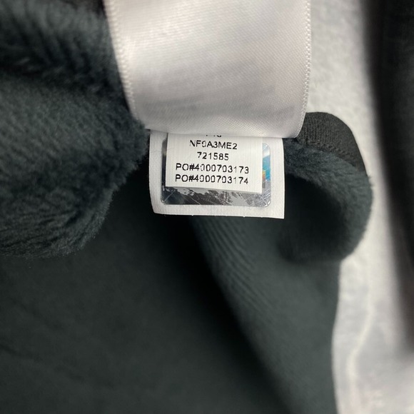 North Face Sweatshirt Women Large Gray Cozy Slacker Full Zip Fleece Lined Hooded - Picture 7 of 11